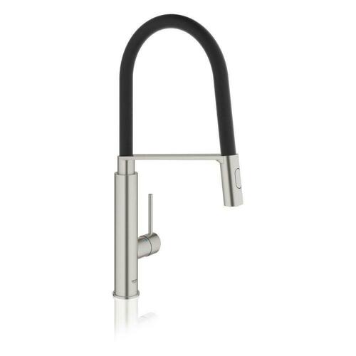 Grohe 31492DC0 SuperSteel Single Handle Pull-Out Kitchen Faucet