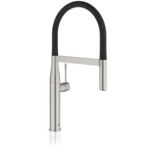 Grohe 30295DC0 SuperSteel Single Handle Pull Down Kitchen Faucet