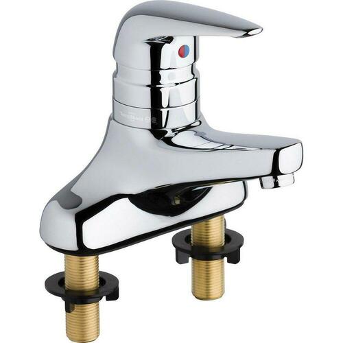 Chicago Faucets 420-T45E2805ABCP Polished Chrome Single Handle Deck Mount Service Faucet
