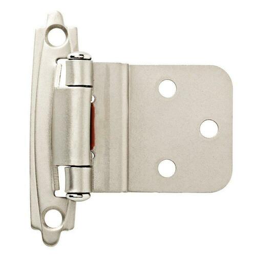 Liberty Hardware H0104AC-SN-O3 Self-Closing Inset Hinge, Satin Nickel, 1-1/4 in., 1 Pair