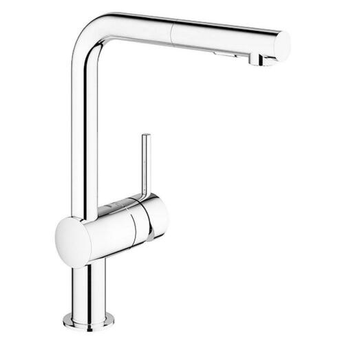 Grohe 30300000 Single Handle Pull-Out Kitchen Faucet, StarLight Chrome