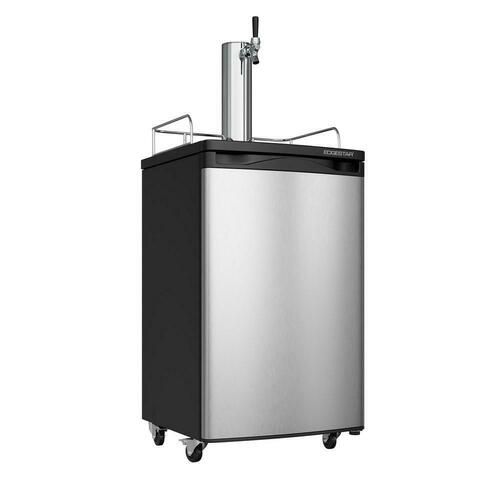 Edgestar KC2000SSA Stainless Steel Single Tap Beer Dispenser, 20-3/16 in.