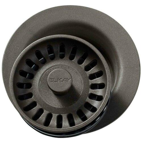 Elkay LKQD35CN Chestnut Plastic Disposer Flange with Basket Strainer Stopper
