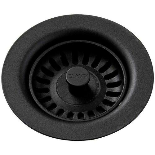 Elkay LKQS35CA Caviar Plastic Disposer Flange with Basket Strainer Stopper