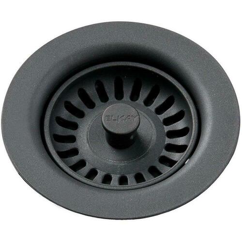 Elkay LKQS35CH Charcoal Plastic Disposer Flange with Basket Strainer Stopper