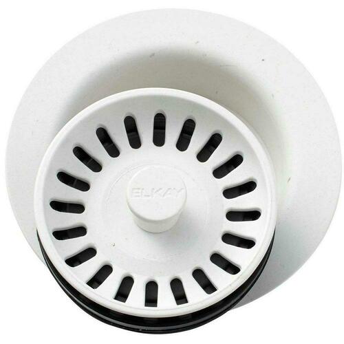 Elkay LKQD35RT Ricotta Plastic Disposer Flange with Basket Strainer Stopper