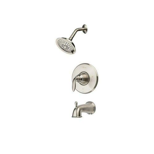 Pfister LG89-8CBK Brushed Nickel Single Handle Multi-Function Bathtub Shower Faucet (Trim Only)