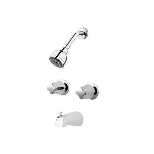 Pfister LG03-6110 Polished Chrome Two Handle Multi-Function Bathtub Shower Faucet (Trim Only)