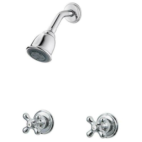 Pfister LG07-8CBC Polished Chrome Two Handle Dual Function Shower Faucet (Trim Only)