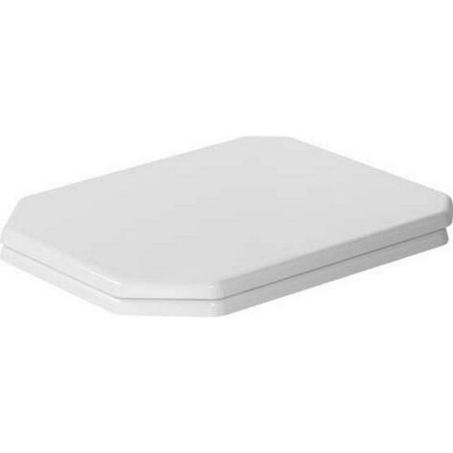 Duravit 0064890000 White Elongated Closed Front Toilet Seat with Cover
