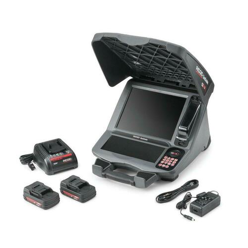 Ridge Tool 57288 Digital Monitor with 18V Lithium Charger or AC Adapter