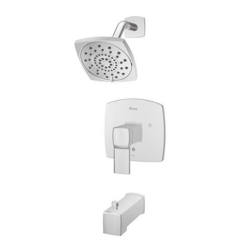 Pfister LG89-8DAC Polished Chrome Single Handle Multi-Function Bathtub Shower Faucet (Trim Only)