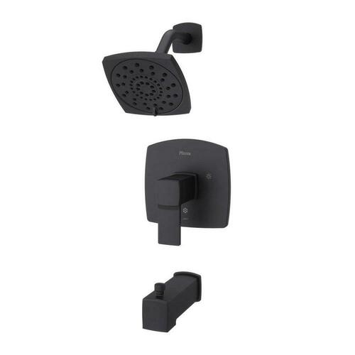Pfister LG89-8DAB Matte Black Single Handle Multi-Function Bathtub Shower Faucet (Trim Only)