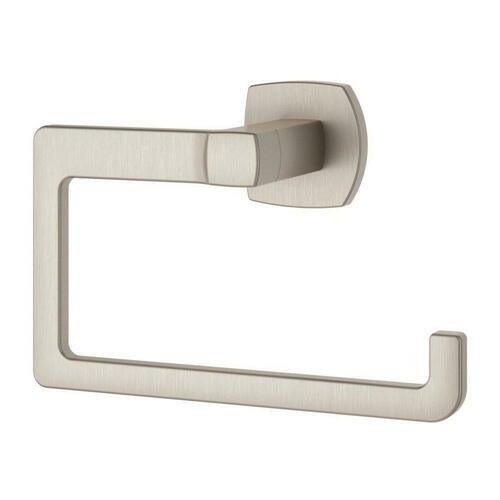 Pfister BRB-DA1K Brushed Nickel Rectangular Open Towel Ring