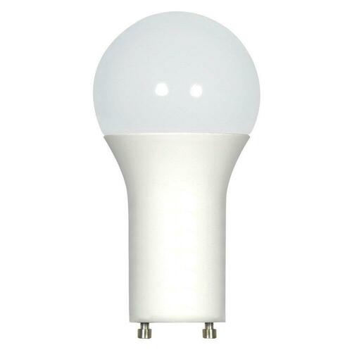 Satco S29842 60W A19 LED Dimmable Light Bulb, GU24 Base, Frosted, 4-1/3 in.