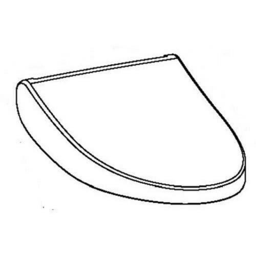 Toto THU9804#01 Cotton Elongated Toilet Bidet Seat Lid Assembly