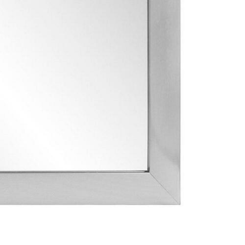 Rangaire FM3642CC3SNF 36 x 43/50 in. Rectangular Framed Mirror in Nickel Tones