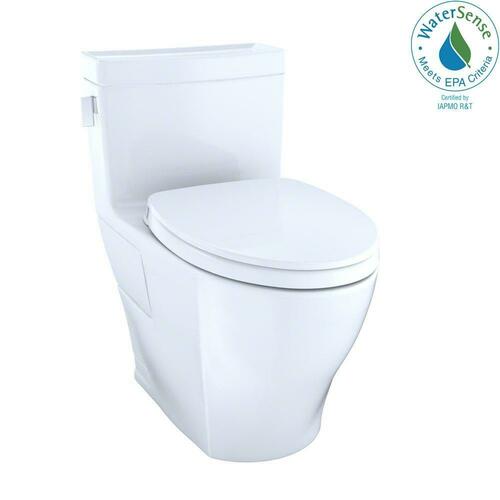Toto MS624124CEFG#01 1.28 GPF Cotton Elongated One-Piece Toilet