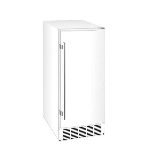 Edgestar IB250WH 25 lb White Ice Maker - 33-5/16 in.