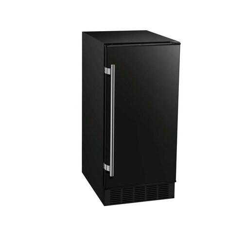 Edgestar IB250BL 25 lb Black Ice Maker - 33-5/16 in.