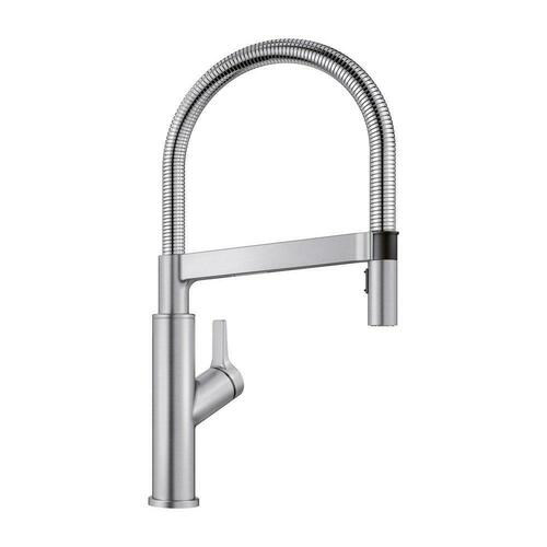 Blanco 401991 Stainless Steel Single Handle Pull Down Kitchen Faucet