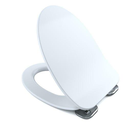 Toto SS234#01 Cotton Elongated Closed Front Toilet Seat with Cover
