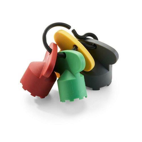 Zurn P6900-KEYS Plastic Key in Grey, Green, Red with Yellow