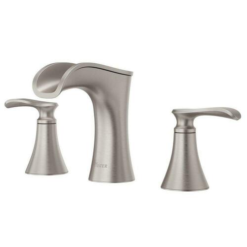 Pfister LF-049-JDGS Widespread Bathroom Sink Faucet, Spot Defense Brushed Nickel, 2 Handles