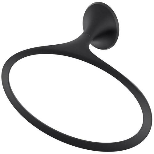 Pfister BRB-RH0B Matte Black Oval Closed Towel Ring