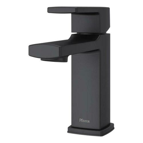 Pfister LG42-DAPB Black Single Handle Monoblock Bathroom Sink Faucet