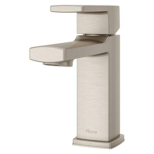 Pfister LG42-DAPK Brushed Nickel Single Handle Monoblock Bathroom Sink Faucet