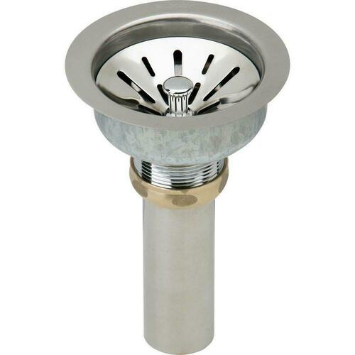 Elkay LK99FC Chrome Bathroom Sink Drain, 4-7/16 x 4 in.