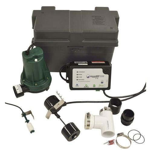 Zoeller 508-0014 12V Backup Submersible Sump Pump System with WiFi