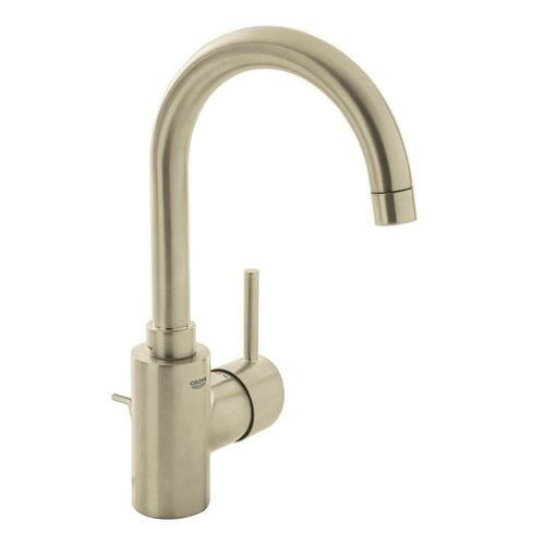 Grohe 32138EN2 Brushed Nickel Single Handle Monoblock Bathroom Sink Faucet