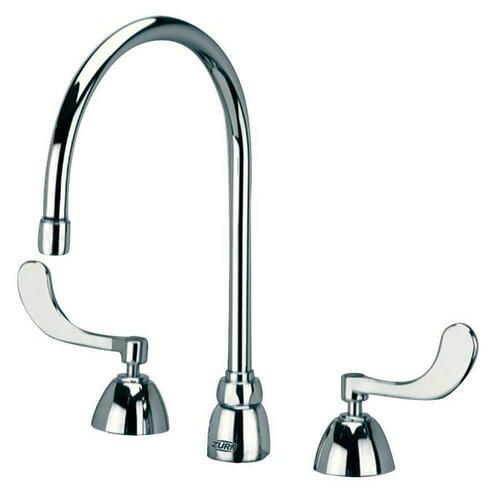 Zurn Z831C4-XL-18F Two Handle Deck Mount Service Faucet - Polished Chrome