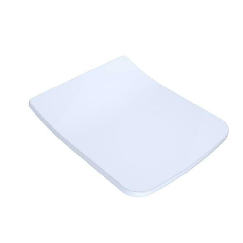 Toto SS249R#01 Cotton Square Closed Front Toilet Seat with Cover