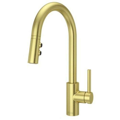 Pfister LG529-SABG Brushed Gold Single Handle Pull Down Kitchen Faucet