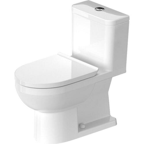 Duravit 21960100U2 Dual Flush Elongated One-Piece Toilet, 0.92/1.32 GPF, White