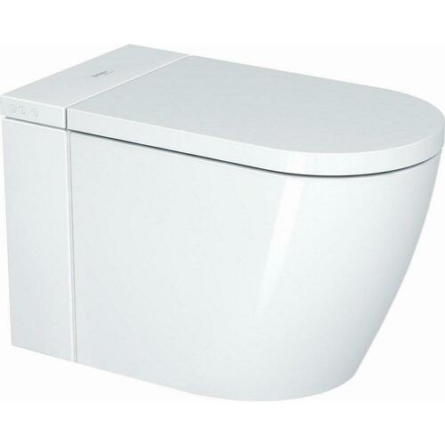 Duravit 620000011401310 White Dual Flush Elongated Toilet Bowl