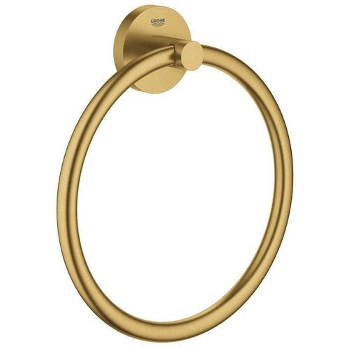 Grohe 40365GN1 Brushed Cool Sunrise Round Open Towel Ring