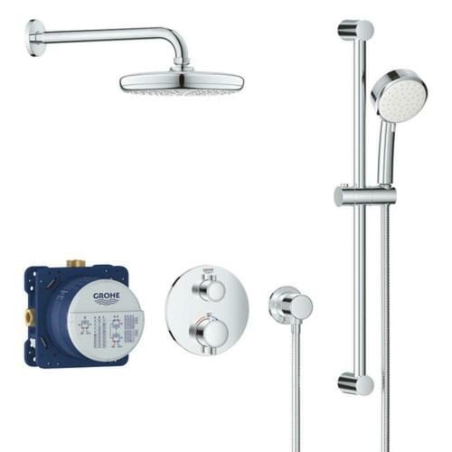 Grohe 34745000 Chrome Two-Handle Shower System