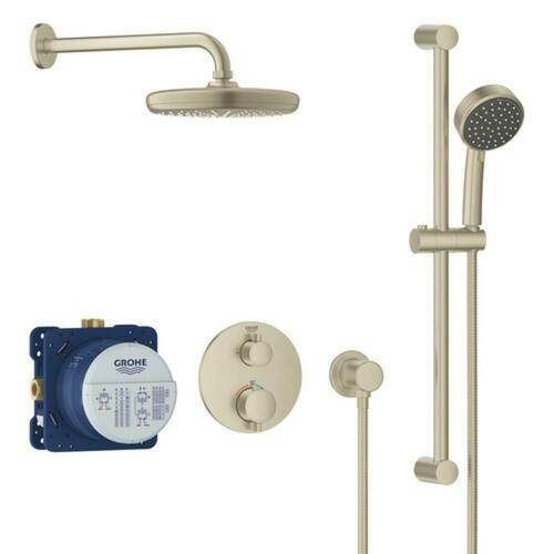 Grohe 34745EN0 Brushed Nickel Two Handle Multi Shower System