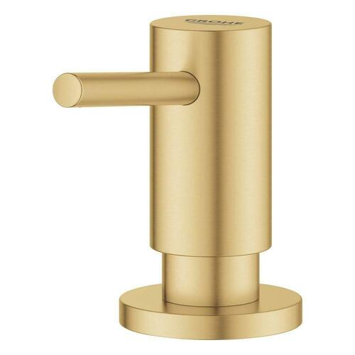 Grohe 40535GN0 15 oz. Deck Mount Brass Soap Dispenser, Brushed Cool Sunrise Trim