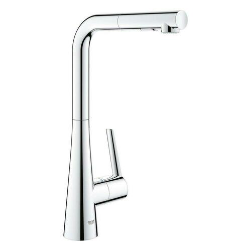 Grohe 33893002 Chrome Single Handle Pull-Out Kitchen Faucet