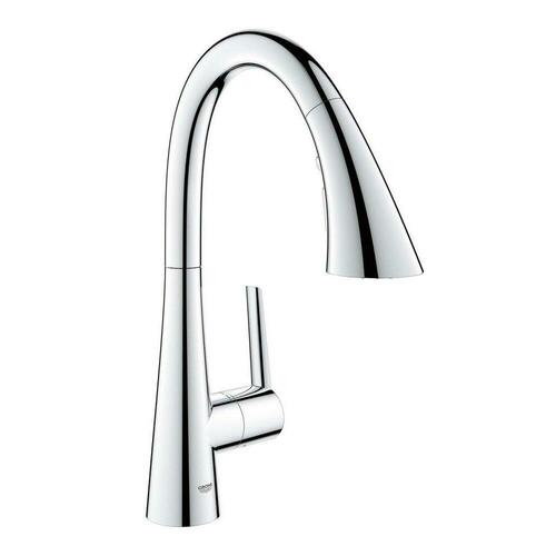 Grohe 30368002 Chrome Single Handle Pull Down Bar Faucet