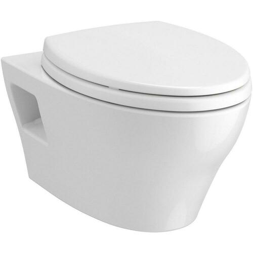 Toto CT428CFGT40#01 Elongated Wall Mount Bowl in Cotton White - Less Seat