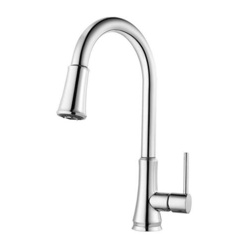 Pfister G529-PF2C Polished Chrome Single Handle Pull-Down Kitchen Faucet