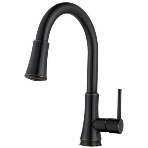 Pfister G529-PF2Y Tuscan Bronze Single Handle Pull Down Kitchen Faucet