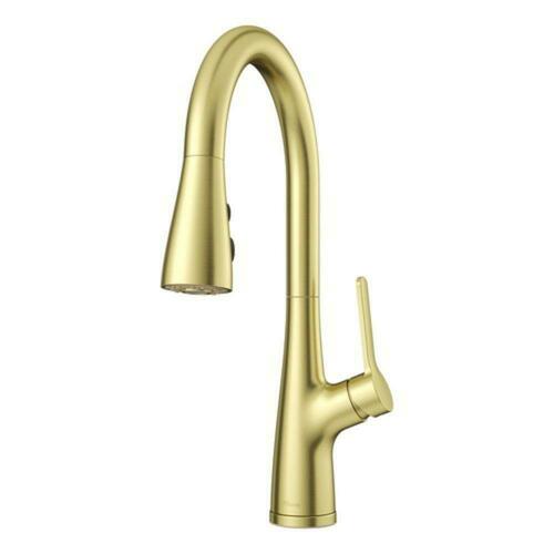 Pfister LG529-NEBG Brushed Gold Single Handle Pull Down Kitchen Faucet