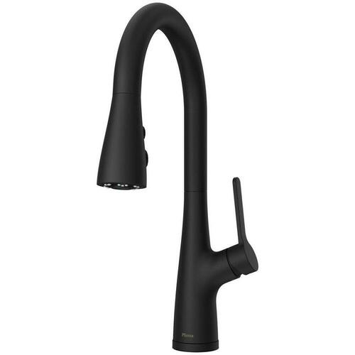 Pfister LG529-NEB Matte Black Single Handle Pull Down Kitchen Faucet